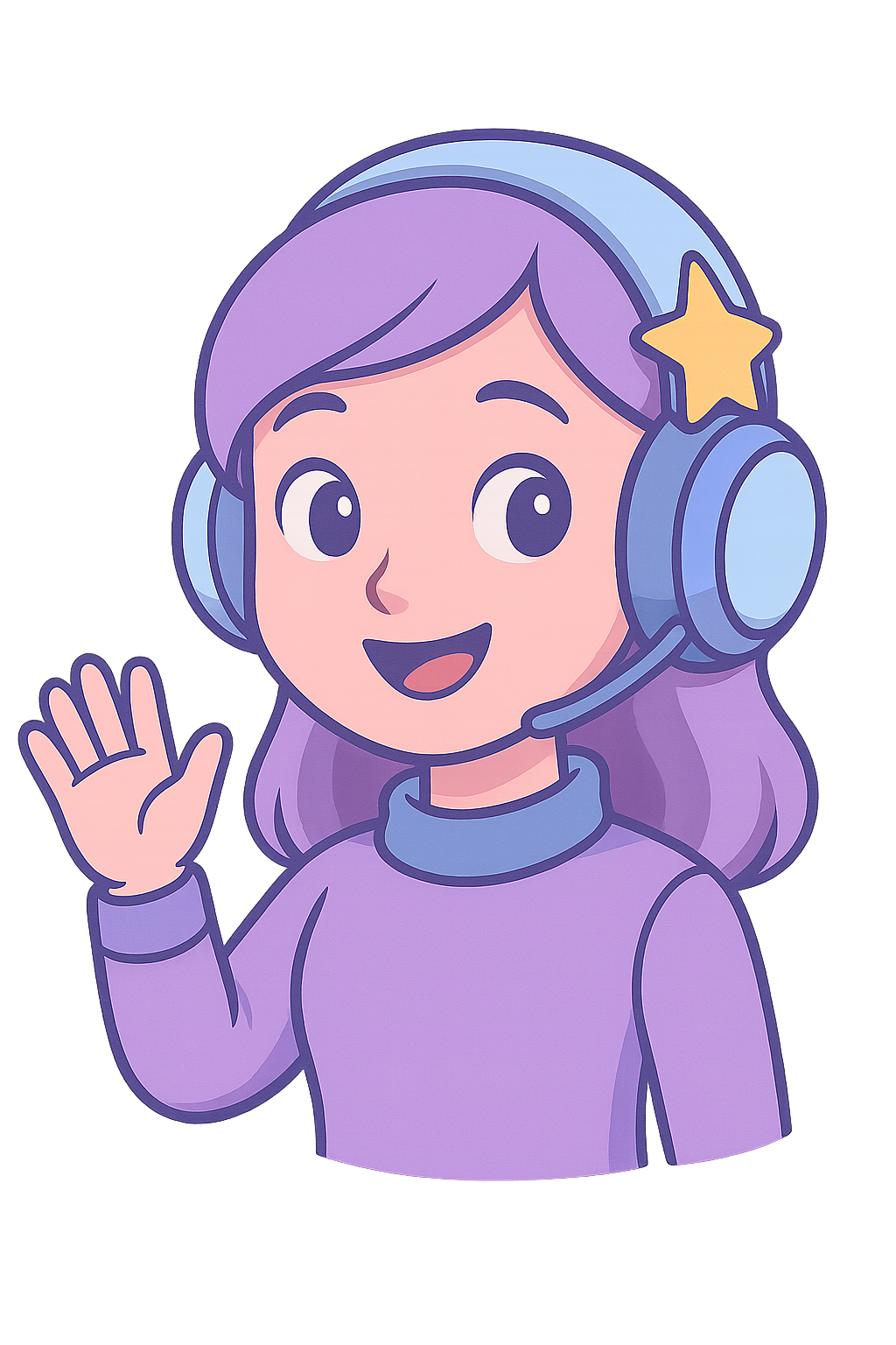Luna Waving